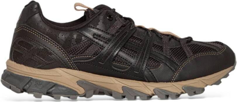 ASICS Zwarte Sneakers in Zwart Peper Black Heren