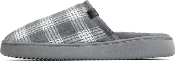 Aspact Check Grey Pantoffels Trendy Design Gray Heren