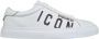 Dsquared2 Leren sneakers met 'Icon' logo White Heren - Thumbnail 1