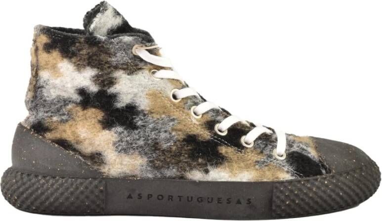 Asportuguesas Wollen schoenen met rubberen zool Multicolor Dames