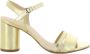 Atelier Content Gouden Hoge Hak Sandalen Vrouwen Yellow Dames - Thumbnail 1