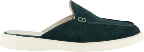 Atelier Verdi Laura Slip On Sandal in Pine Green Dames