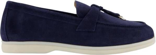 Atelier Verdi Navy Loafer voor Dames Blue Dames