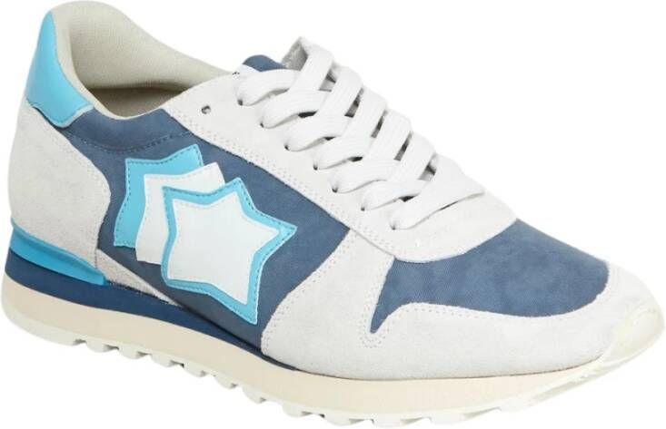 Atlantic stars Grijze Suède Panel Trainers Gray Heren