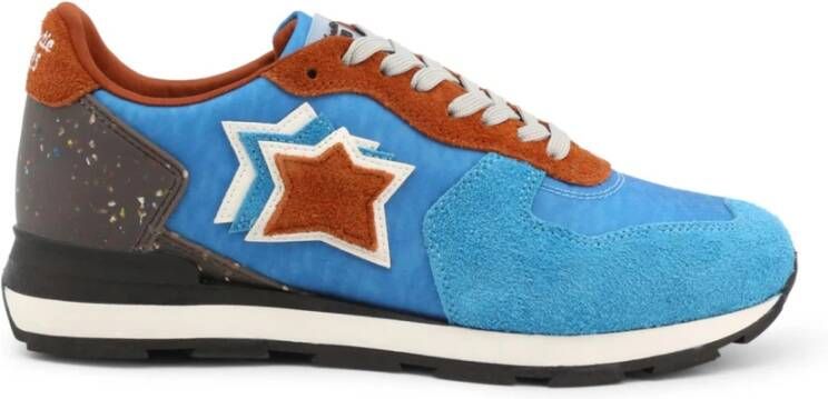 Atlantic stars Stof Suède Sneakers Rubberen Zool Mannen Multicolor Heren