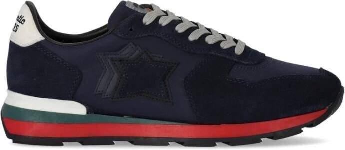 Atlantic stars Heren Sneakers van Stof en Suède Blauw Heren