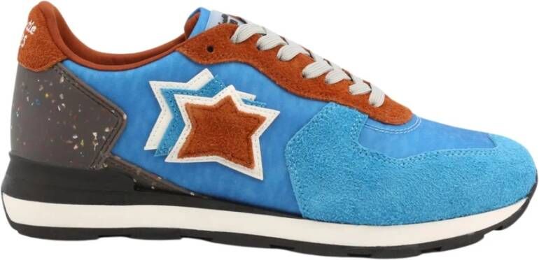 Atlantic stars Stof Suède Sneakers Rubberen Zool Mannen Multicolor Heren