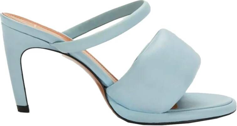 ATP Atelier Pastelblauwe Nappa Leren Sandalen Blue Dames