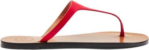 ATP Atelier Perzik Leren Sandalen Red Dames