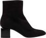 Attilio Giusti Moderne Kubus Hak Bootie Black Dames - Thumbnail 1