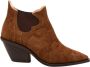 Attilio Giusti Western Style Cognac Suede Enkellaars Brown Dames - Thumbnail 1