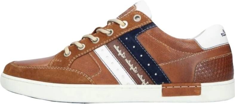 Australian Bruine Lage Sneakers Nottingham Multicolor Heren