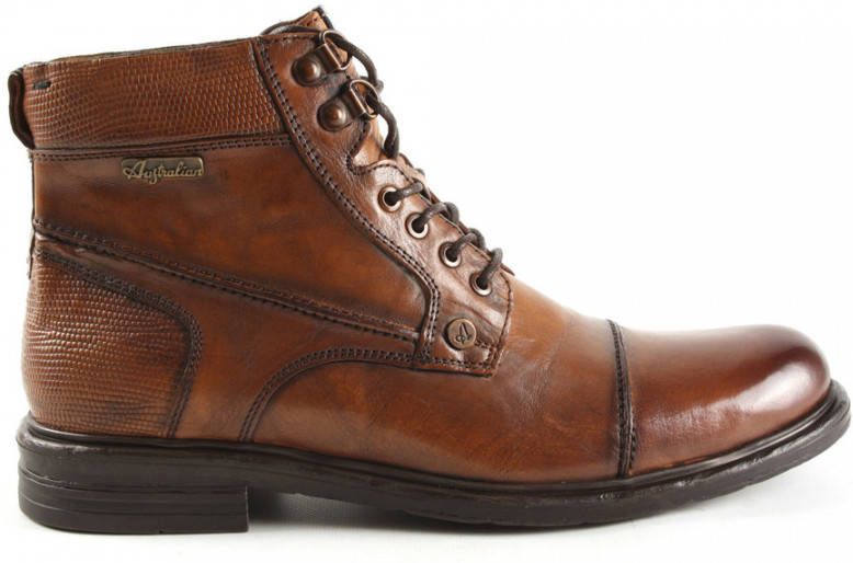 Australian cognac 15.1438.01 Moretti veterschoenen