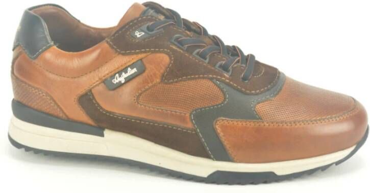 Australian Stijlvolle Cognac en Zwarte Runner Brown Heren