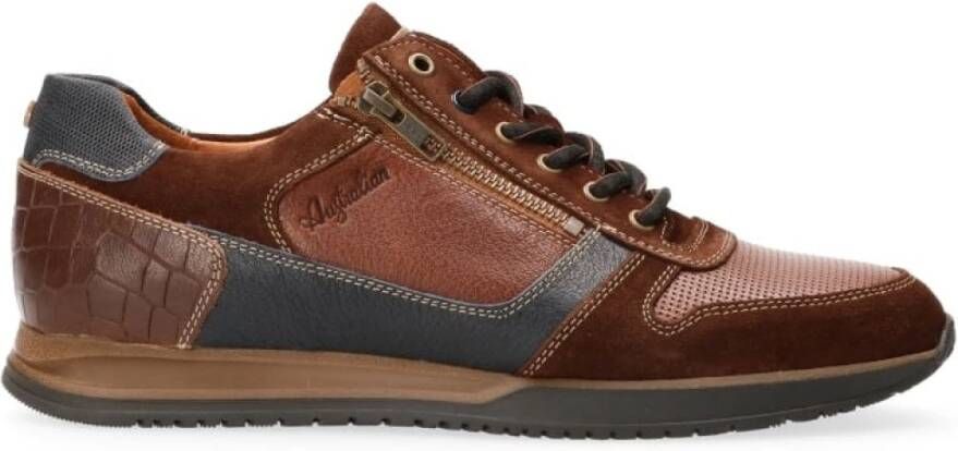 Australian Wijde wandelsneakers bruin-blauw Brown Heren