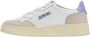 Autry Vintage Lage Leren Suède Sneakers Wit Lavendel White Dames - Thumbnail 1