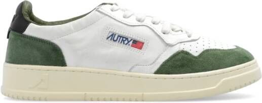 Autry Vintage-geïnspireerde Medalist Low Sneaker voor vrouwen Wit Heren