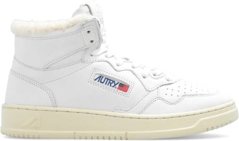 Autry Aumw hoge sneakers White Dames