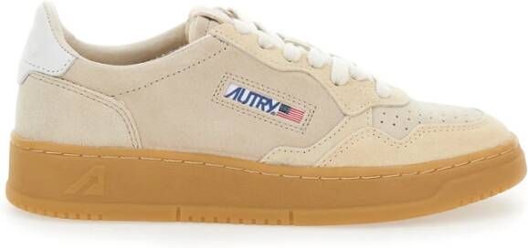 Autry Beige Sneakers Laag Medalist Vrouwen Beige Dames