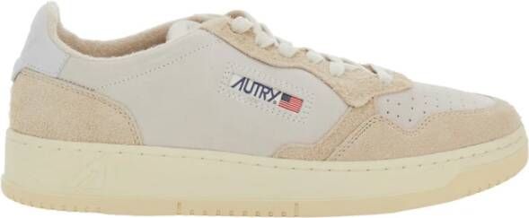 Autry Beige Sneakers Medalist Beige Heren