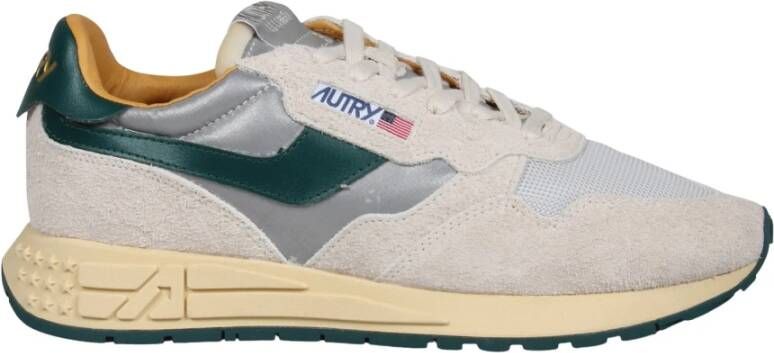 Autry Beige Sneakers met Mesh Neus Multicolor Heren