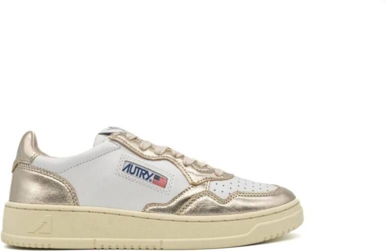 Autry Bicolour Medalist Lage Top Sneaker White Dames