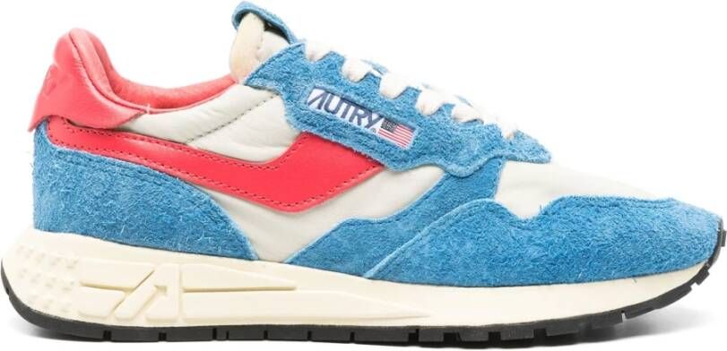 Autry Blauwe Reelwind Lage Sneakers Blue Dames