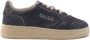 Autry Blauwe Suède Sneakers met Geborstelde Textuur Blue Dames - Thumbnail 1