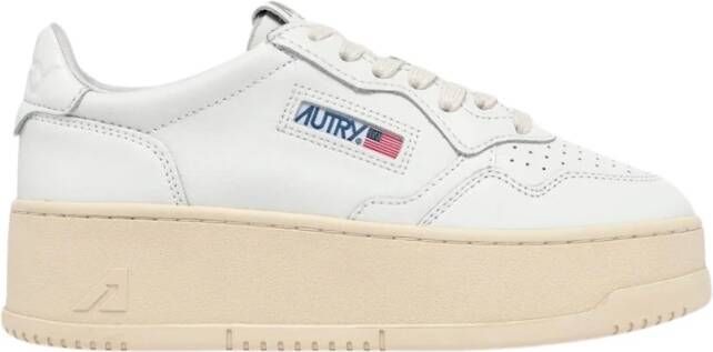 Autry Casual Platform Sneaker White Dames