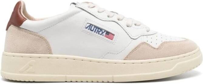 Autry Casual Sneakers voor Dagelijks Gebruik Beige Heren