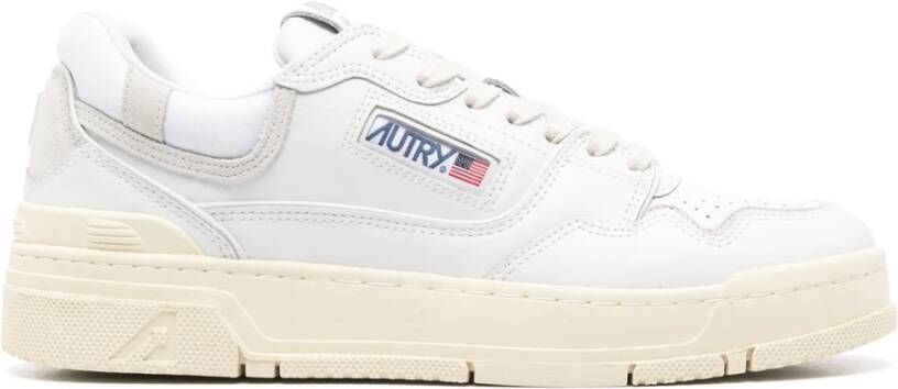 Autry CLC Low Basketbalgeïnspireerde Sneakers White Heren