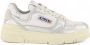 Autry CLC LOW Sneakers Zilver Leer en Suède White Heren - Thumbnail 1