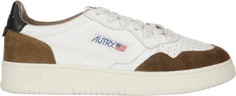 Autry Vintage geïnspireerde Medalist Low Sneaker voor White