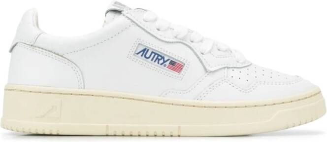 Autry Dames Sneakers Medalist Low White Dames