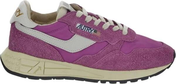 Autry Stijlvolle Sneakers voor Vrouwen Pink Dames