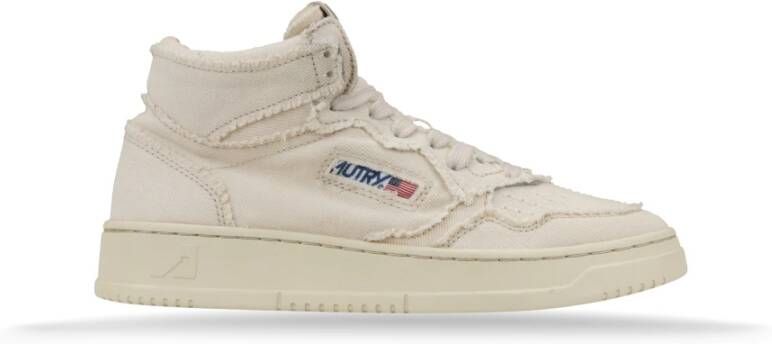 Autry Dames Veterschoenen White Dames