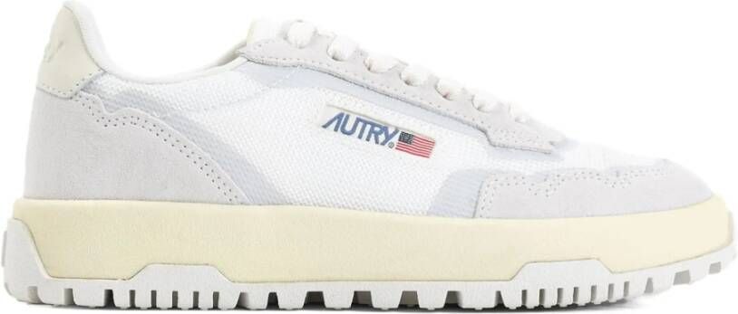 Autry Dragon Low-Top Sneakers in Wit White Dames