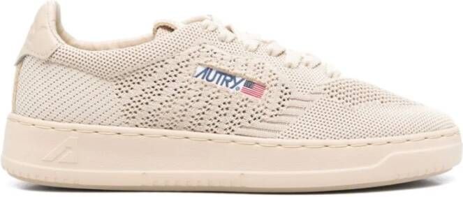 Autry Easeknit Sneakers Beige Dames