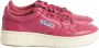 Autry Fuchsia Geitenleren Sneaker Pink Dames - Thumbnail 1