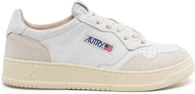 Autry Witte Sneakers Medalist Low Man White Heren