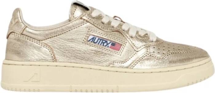 Autry Gouden Sneakers Gray Dames