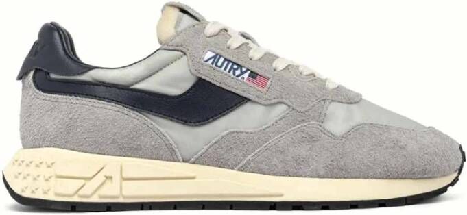 Autry Grijze Sneakers met Vintage '80s Stijl Gray Heren