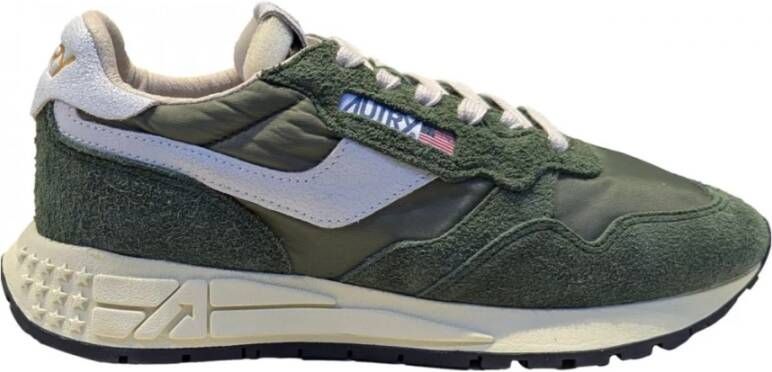 Autry Groene Reelwind Lage Sneakers Green Heren