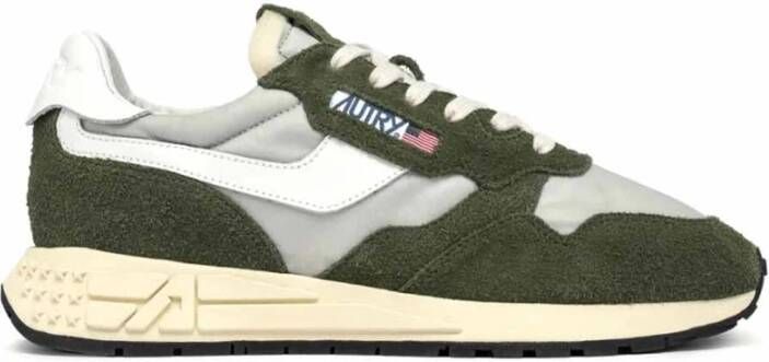 Autry Groene Sneakers Geïnspireerd door hardloopschoenen Green Heren