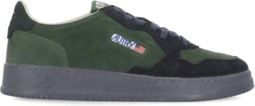 Autry Groene Suède Sneakers Green Heren