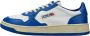 Autry Lage Leren Sneakers in Vintage Stijl Prins Blauw Multicolor Dames - Thumbnail 10