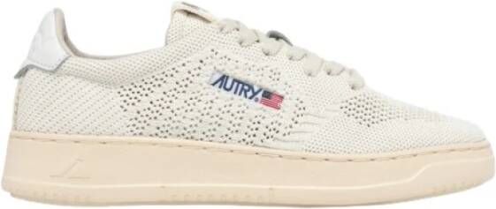 Autry Ivoor Easyknit Sneakers met 3D-structuren White Heren