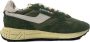 Autry Khaki Suede Patch Logo Sneakers Green Heren - Thumbnail 1