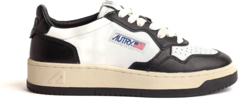 Autry Klassieke Sportieve Witte Platte Schoenen White Heren