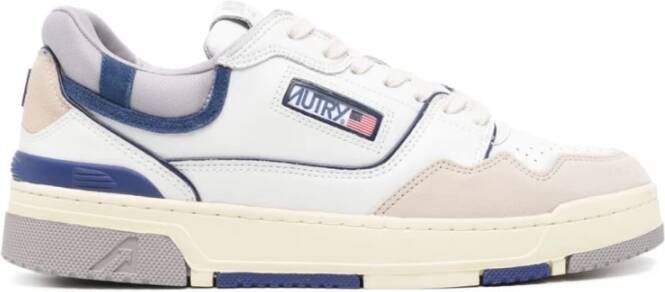 Autry Lage Blauwe Sneakers Multicolor Heren